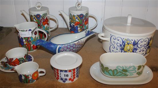 Villeroy & Bosch coffee set & Copenhagen bird